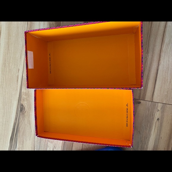 🚫SOLD🚫🍀Tory Burch🍀🥿Miller flats/shoes/ballets/leather/blue/excellent condt - Picture 9 of 10